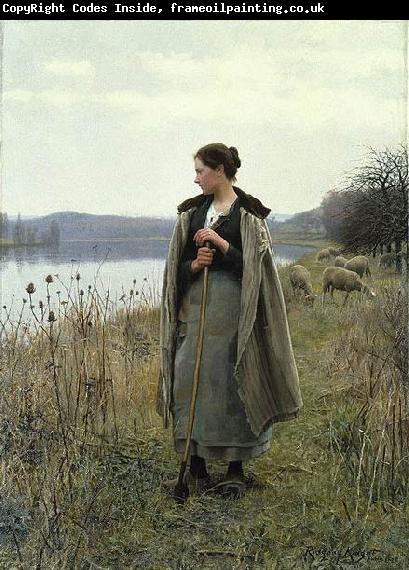 Daniel Ridgway Knight The Shepherdess of Rolleboise